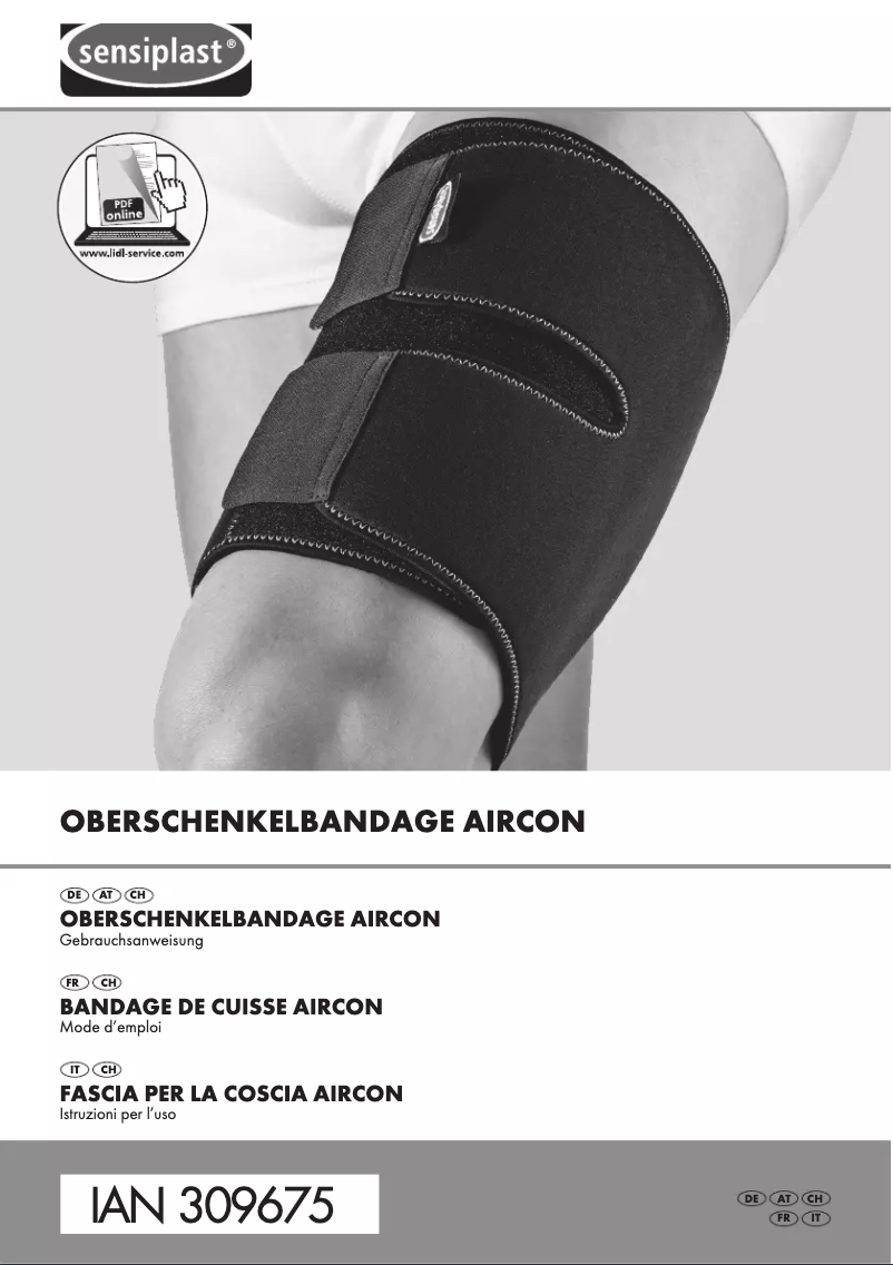 Page n°1 - Manuel utilisateur Sensiplast Aircon