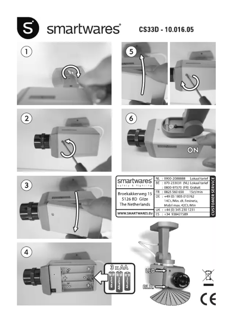 Image de la première page du manuel de l'appareil CS33D