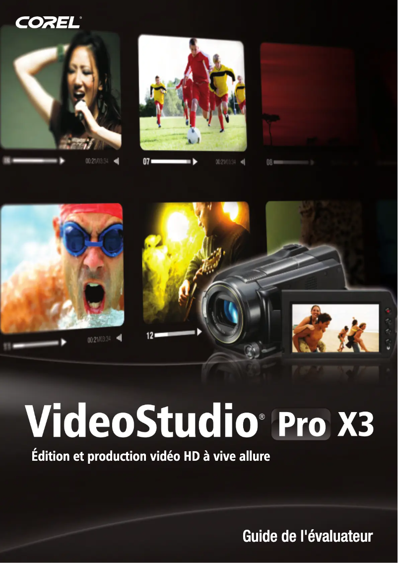 Page n°1 - Manuel utilisateur Corel VideoStudio Pro X3