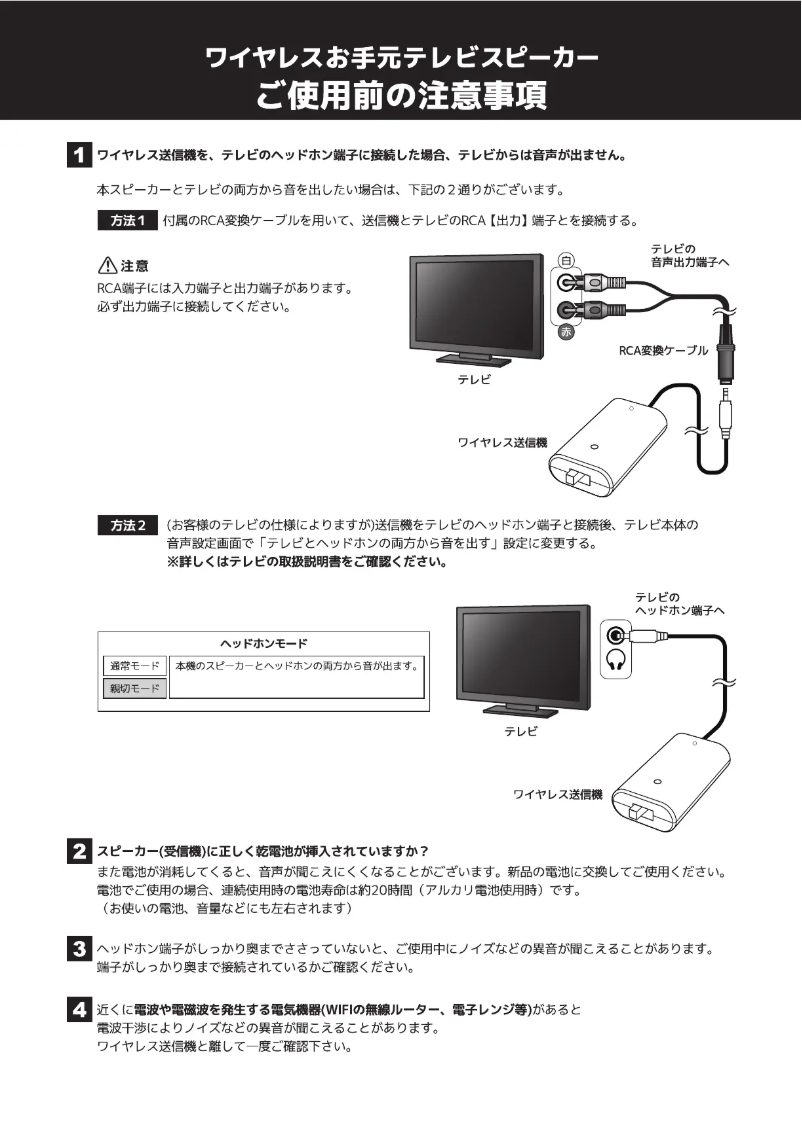 Page n°1 - Manuel utilisateur Yamazen YWTS-800