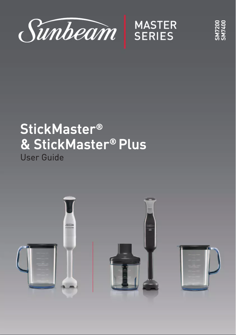 Page 1 de la notice Manuel utilisateur Sunbeam StickMaster Plus SM6400