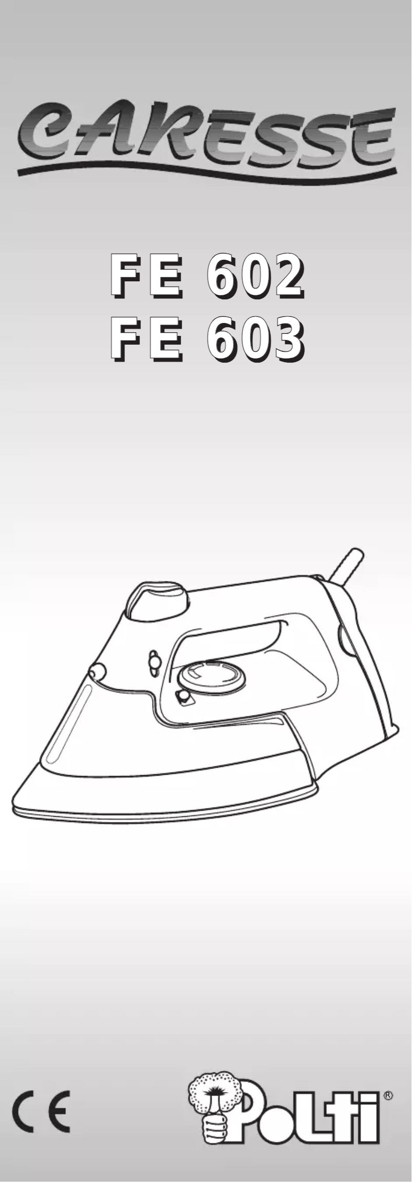 Image de la première page du manuel de l'appareil Caresse FE602