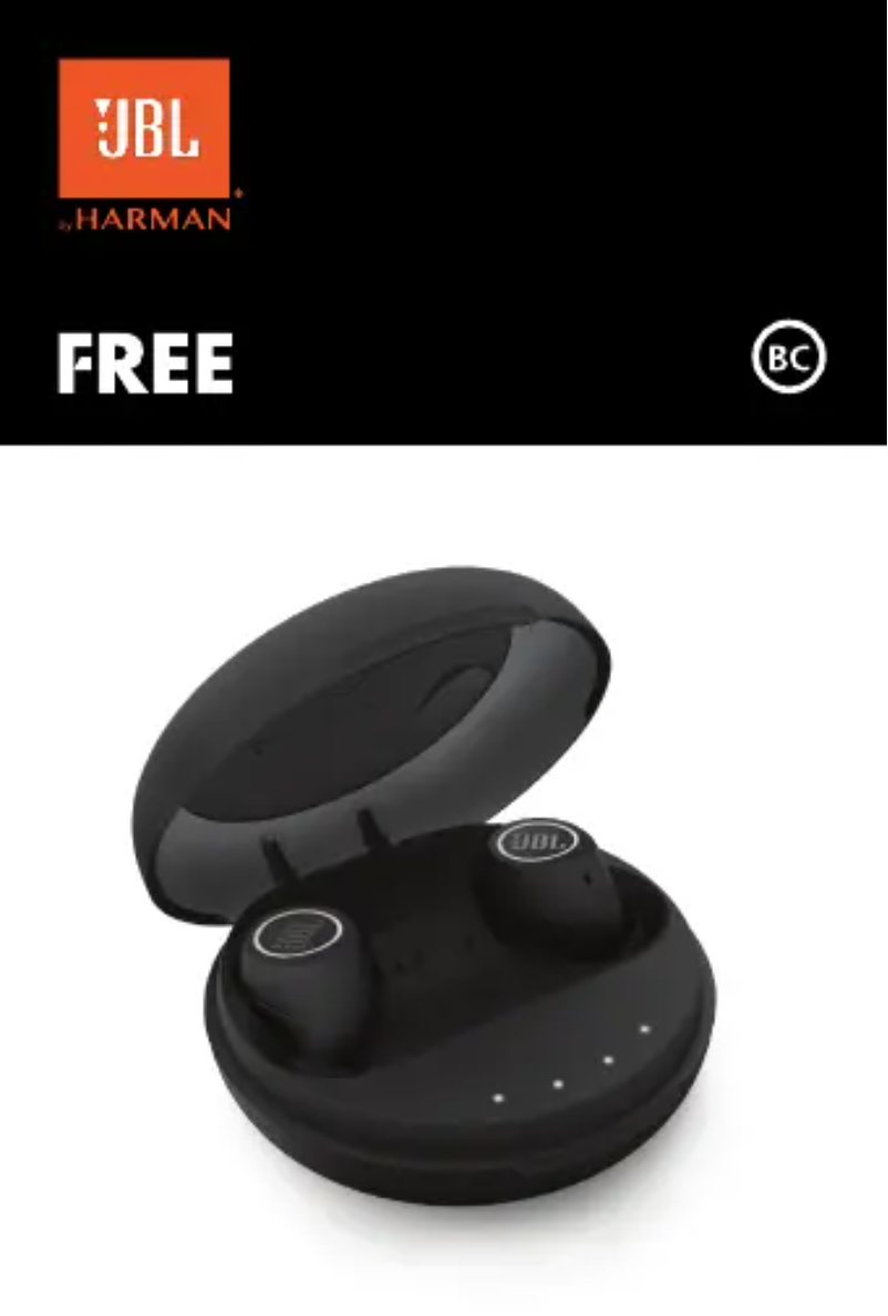 Page 1 de la notice Manuel utilisateur JBL Free X