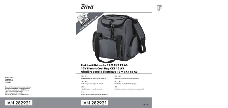 Page n°1 - Manuel utilisateur Crivit IAN 282921