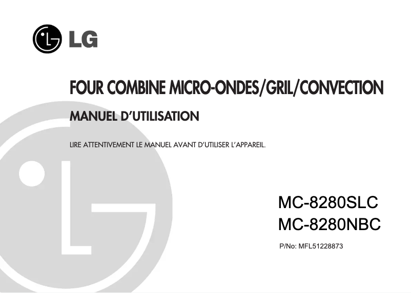 Página 1 del manual Manual de usuario LG MC-8280NBC