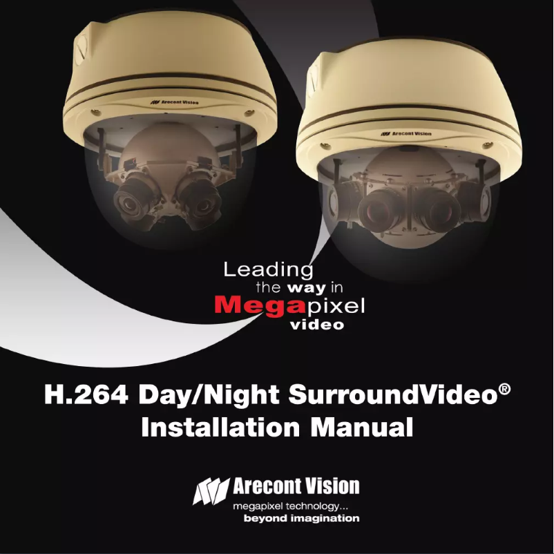 Page n°1 - Manuel utilisateur Arecont Vision SurroundVideo AV8365DN