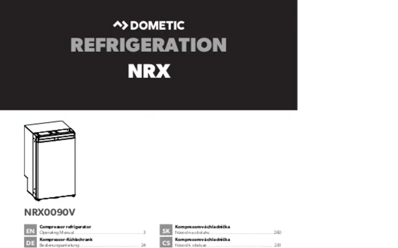Image de la première page du manuel de l'appareil NRX 90V
