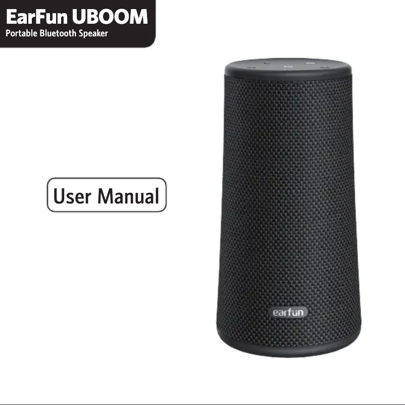 Page 1 de la notice Manuel utilisateur EarFun UBOOM