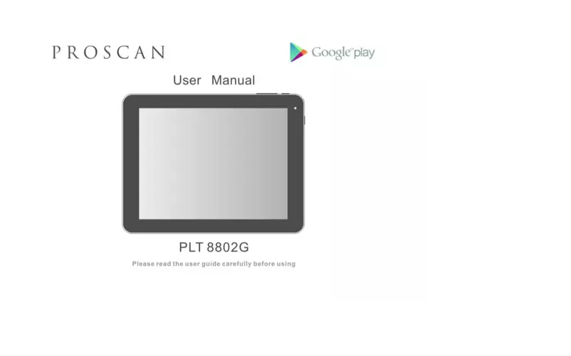 Image de la première page du manuel de l'appareil PLT8802-G