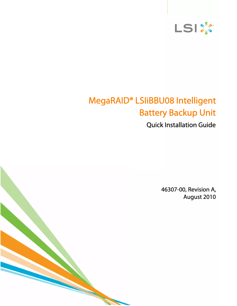 Image de la première page du manuel de l'appareil iBBU08