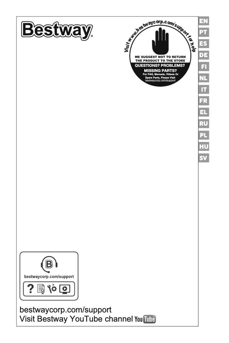 Page 1 de la notice Manuel utilisateur Bestway Power Steel 5611K