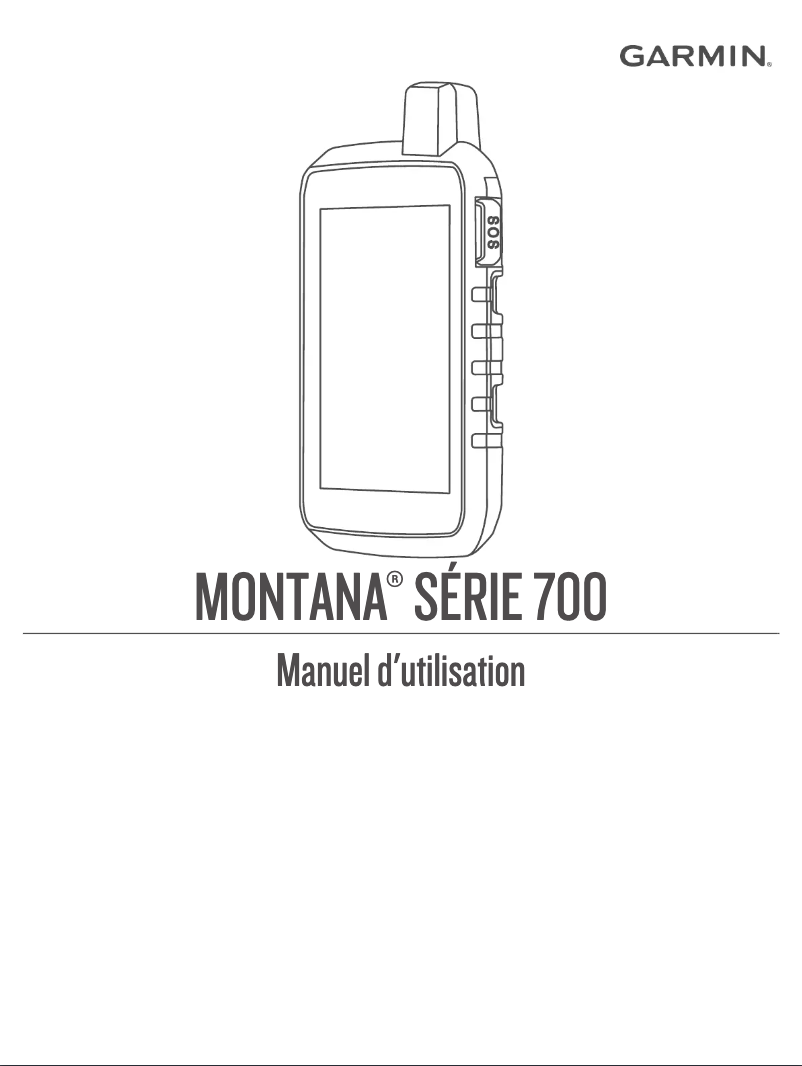 Page n°1 - Manuel utilisateur Garmin Montana 700