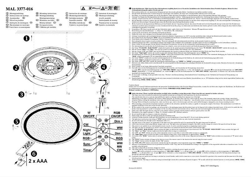 Image de la première page du manuel de l'appareil Edge