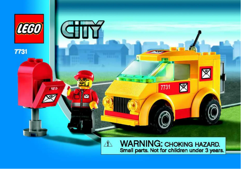 Page 1 de la notice Manuel utilisateur Lego City 7731