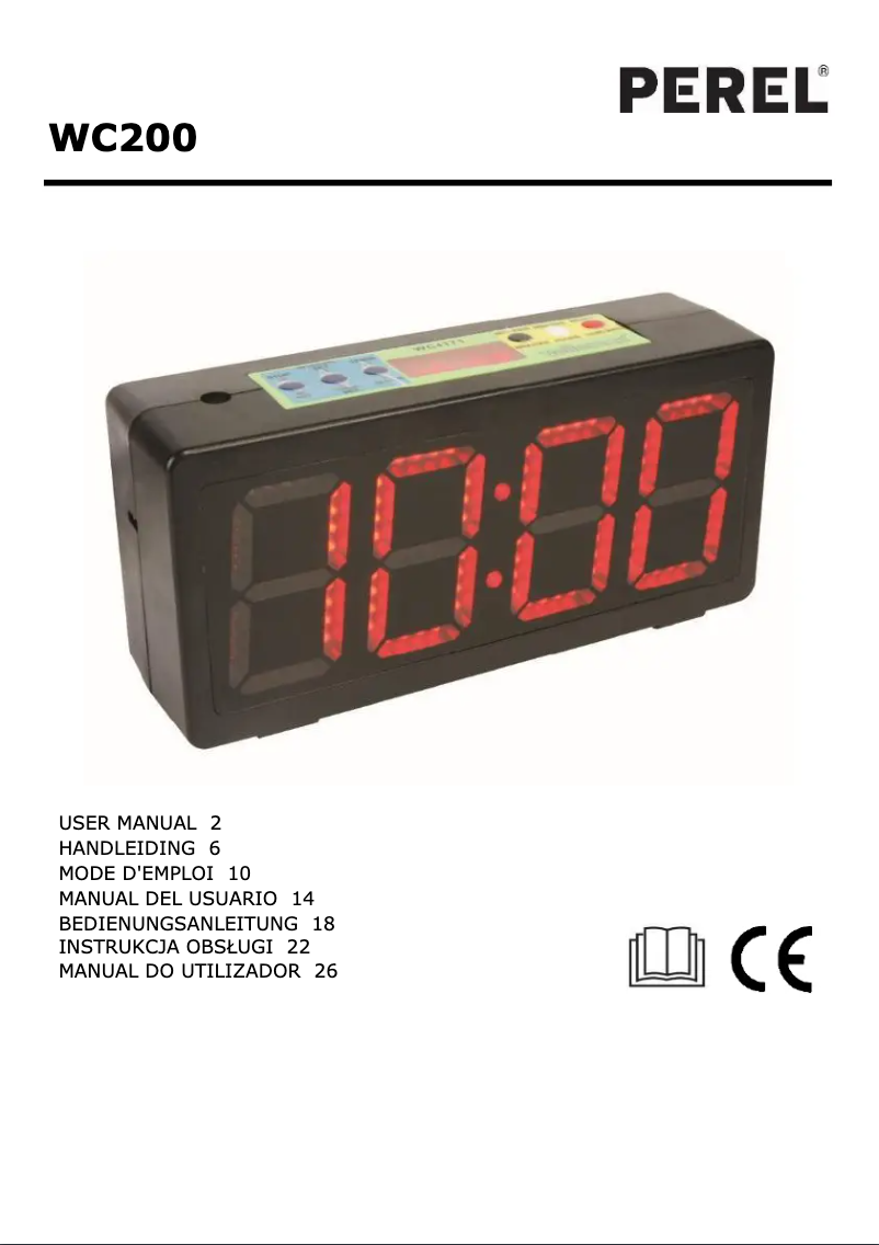 Page n°1 - Manuel utilisateur Perel WC200