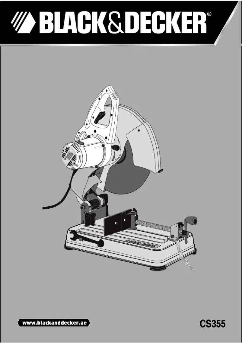 Page 1 de la notice Manuel utilisateur Black & Decker CS355