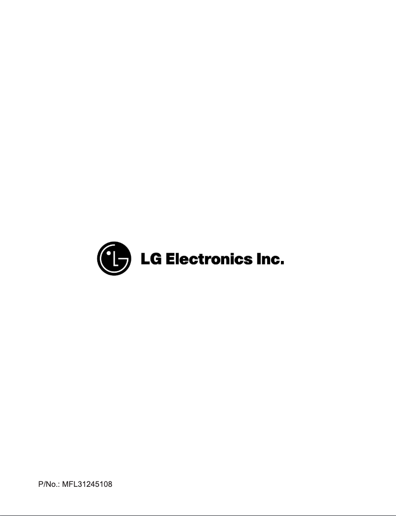 Page 1 de la notice Manuel utilisateur LG WD-12433BDM