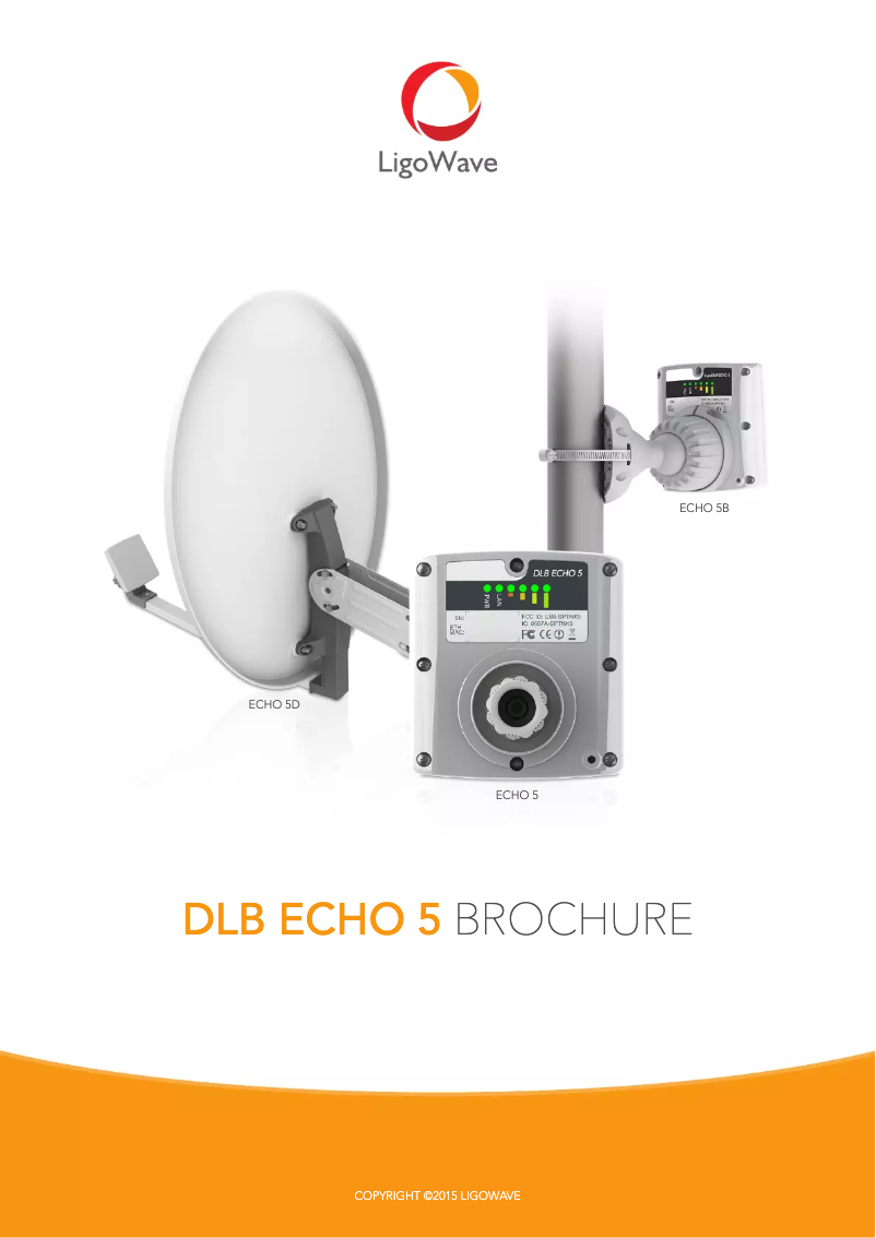 Page n°1 - Manuel utilisateur LigoWave LigoDLB ECHO 5D