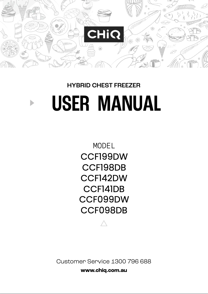 Page 1 de la notice Manuel utilisateur CHiQ CCF142DW