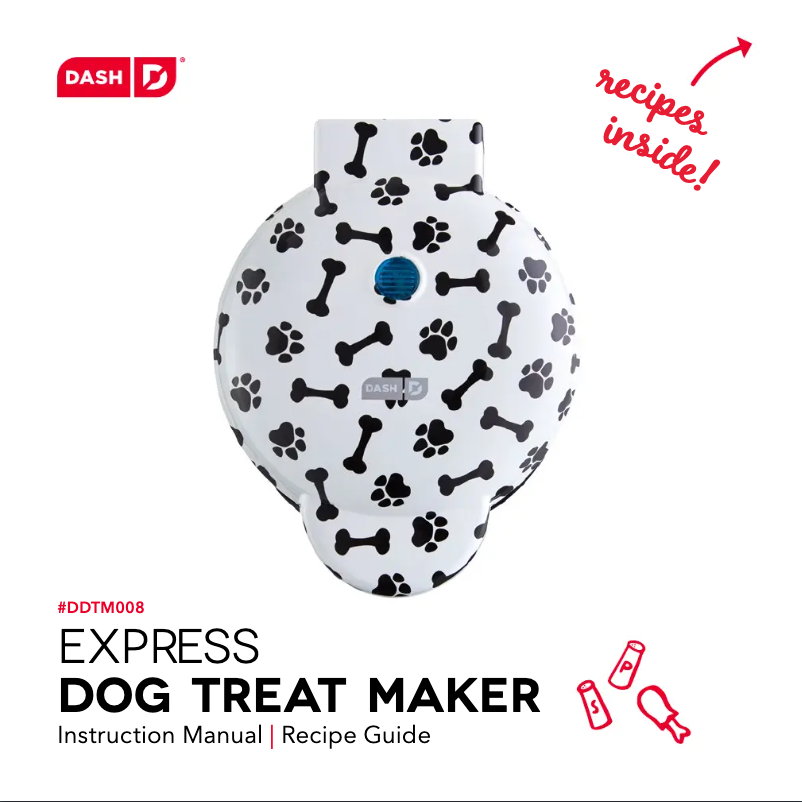 Page 1 de la notice Manuel utilisateur Dash Express Dog DDTM008GBWP04