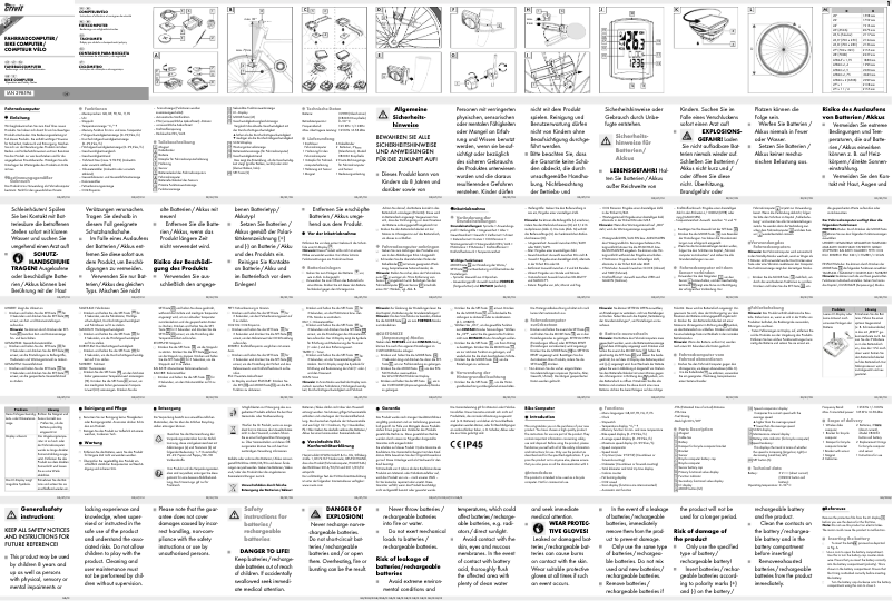 Page n°1 - Manuel utilisateur Crivit IAN 298596