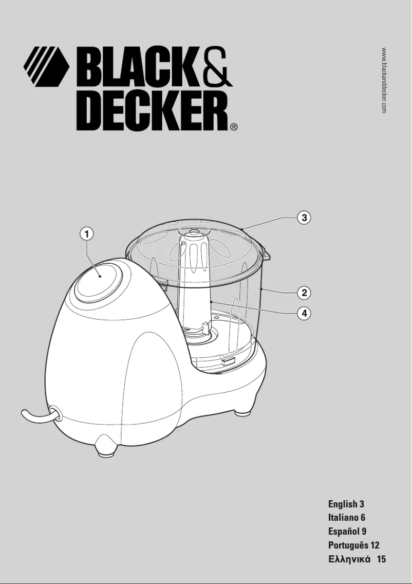 Page 1 de la notice Manuel utilisateur Black & Decker SC300N