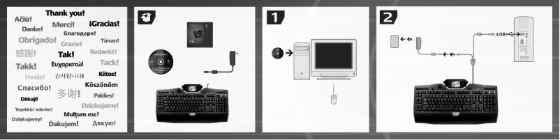 Page 1 de la notice Manuel utilisateur Logitech G19