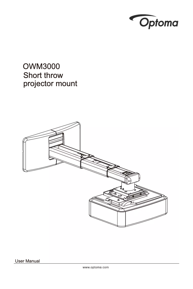 Page n°1 - Manuel utilisateur Optoma OWM3000ST
