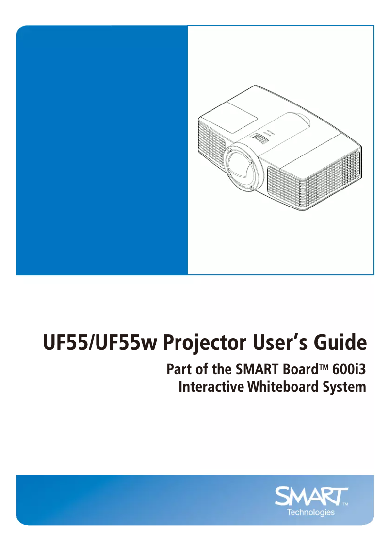 Page n°1 - Manuel utilisateur Smart UF55