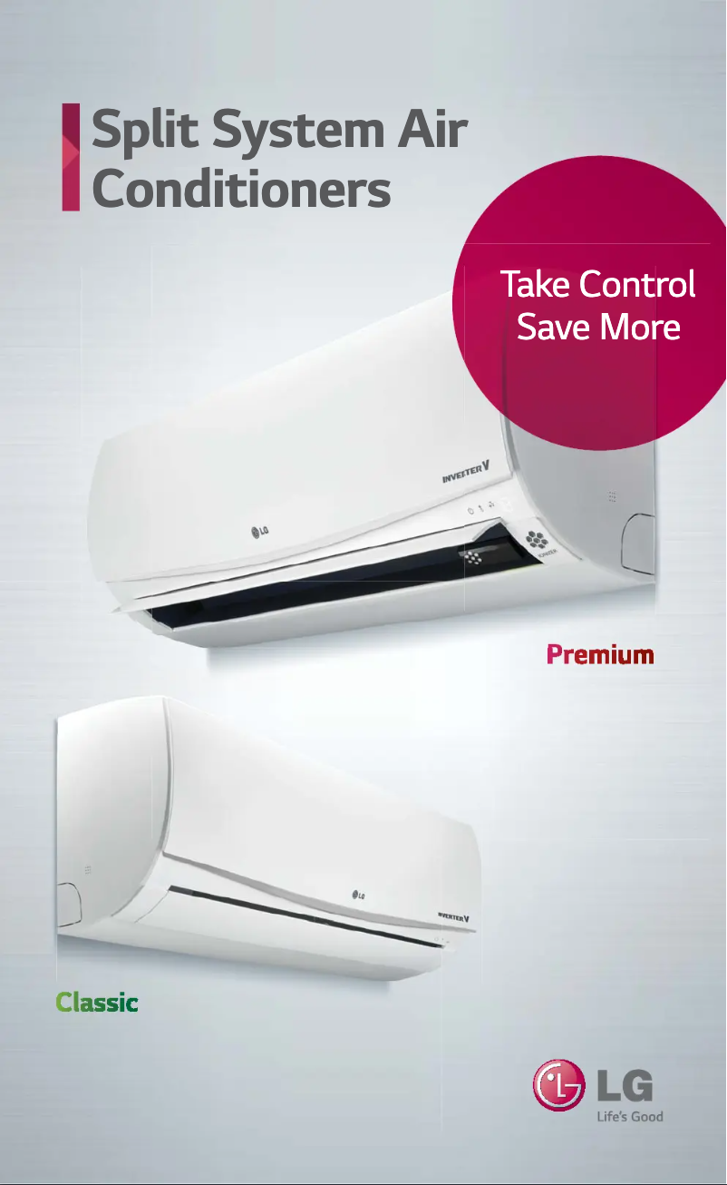 Page 1 de la notice Brochure LG S12AWN-NM14