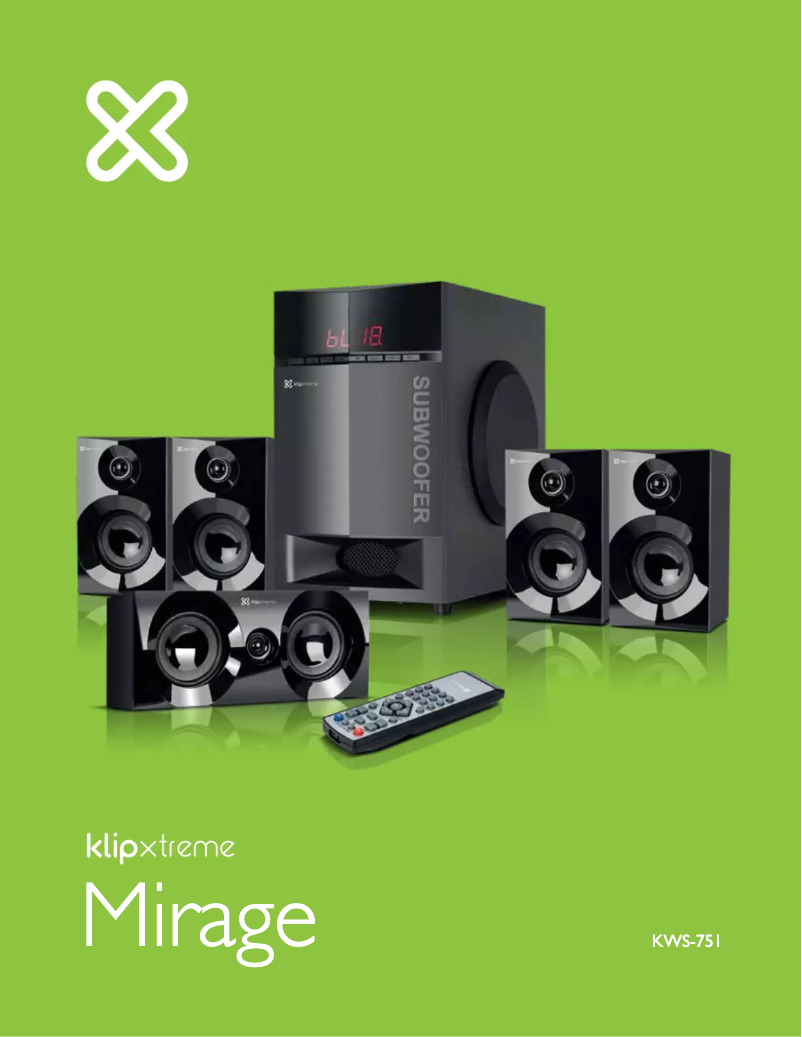 Página 1 del manual Manual de usuario Klip Xtreme KWS-751