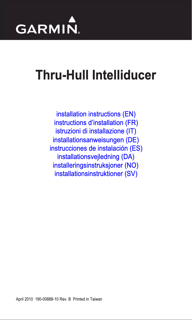 Page 1 de la notice Manuel utilisateur Garmin NMEA 2000