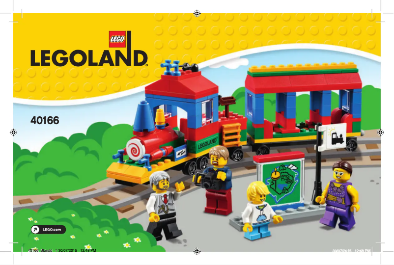 Image de la première page du manuel de l'appareil Legoland 40166