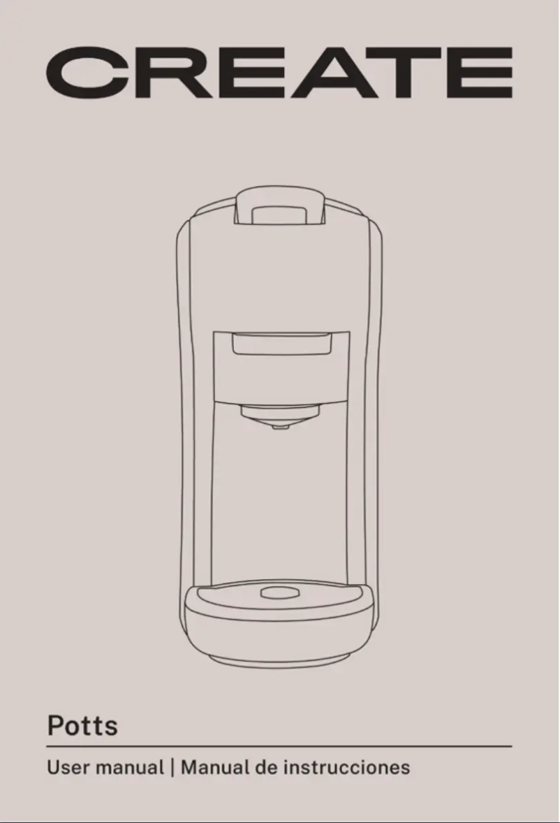 Image de la première page du manuel de l'appareil Potts