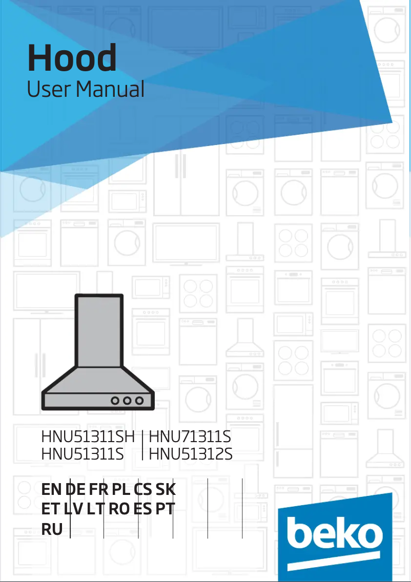 Page n°1 - Manuel utilisateur Beko HNU51311SH