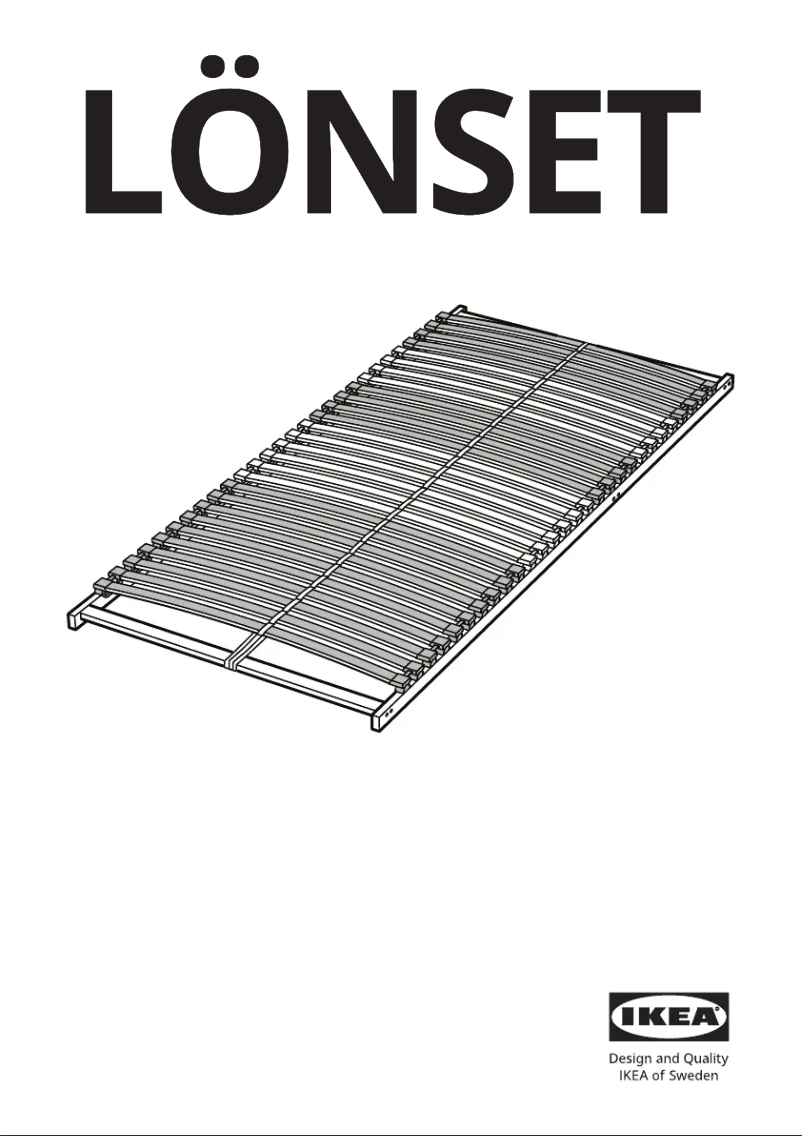 Image de la première page du manuel de l'appareil LÖNSET 702.787.06