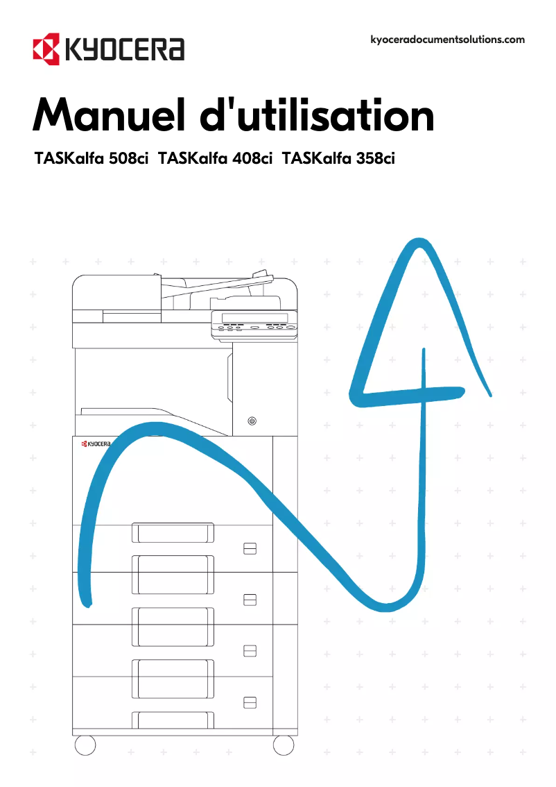 Page 1 de la notice Manuel utilisateur Kyocera TASKalfa 408ci
