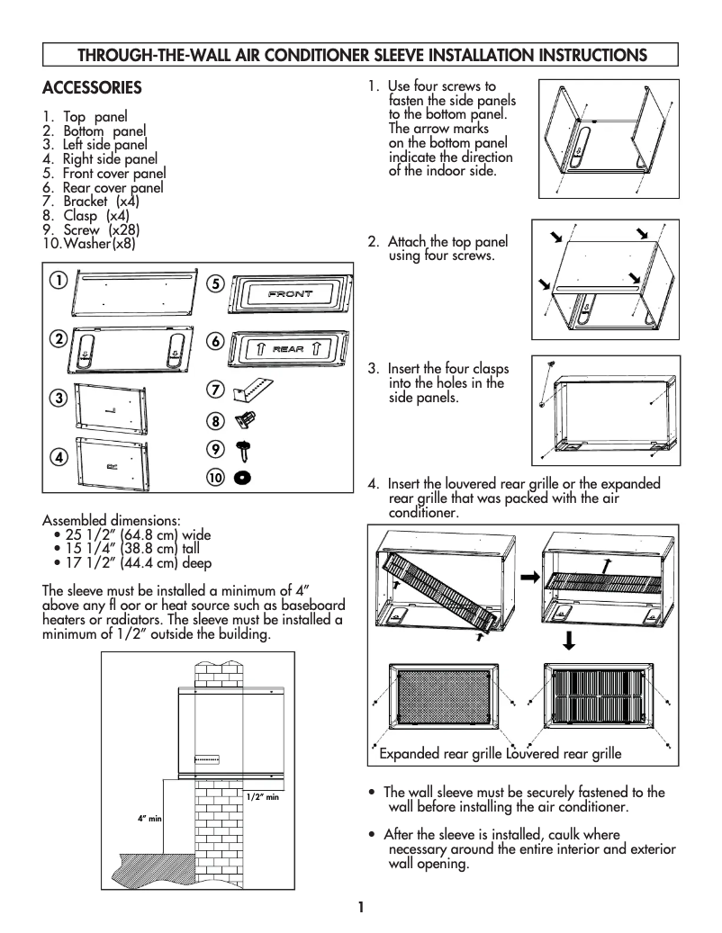 Image de la première page du manuel de l'appareil DSL120BA