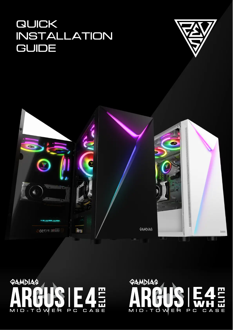 Image de la première page du manuel de l'appareil Argus E4 Elite