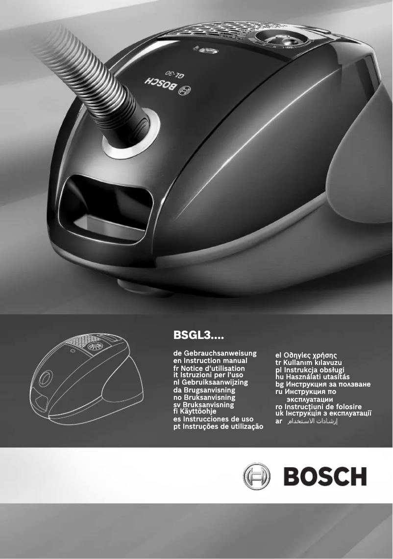 Page 1 de la notice Manuel utilisateur Bosch BSGL 32200