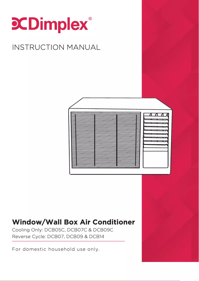 Página 1 del manual Manual de usuario Dimplex DCB07