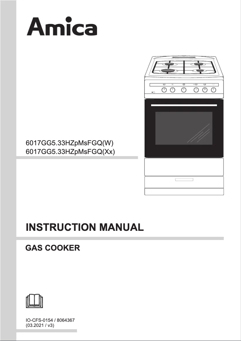 Page n°1 - Manuel utilisateur Amica 608GG5Ms(Xx)