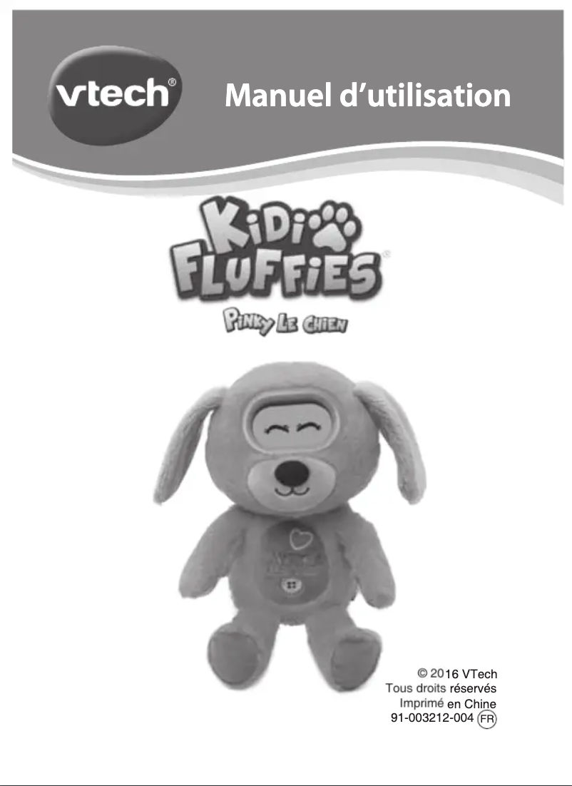 Página 1 del manual Manual de usuario Vtech Pinky (chien)