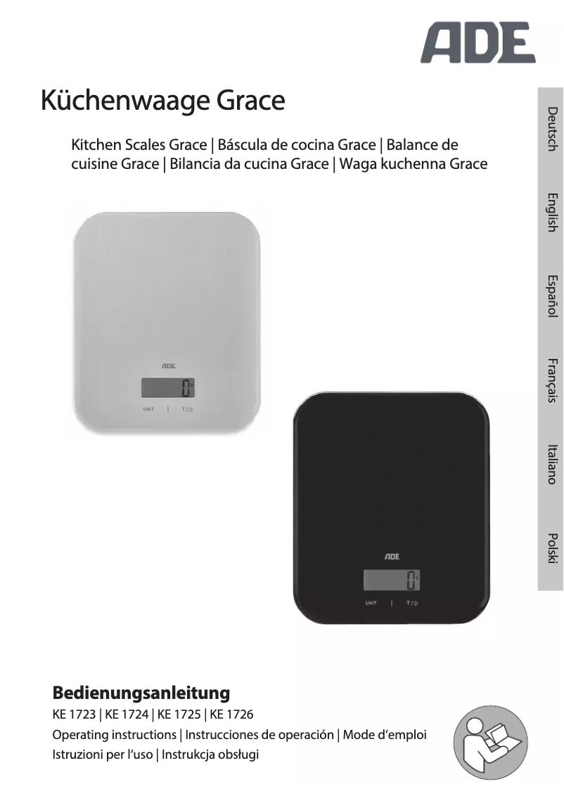Imagen de la primera página del manual del dispositivo Grace KE 1724
