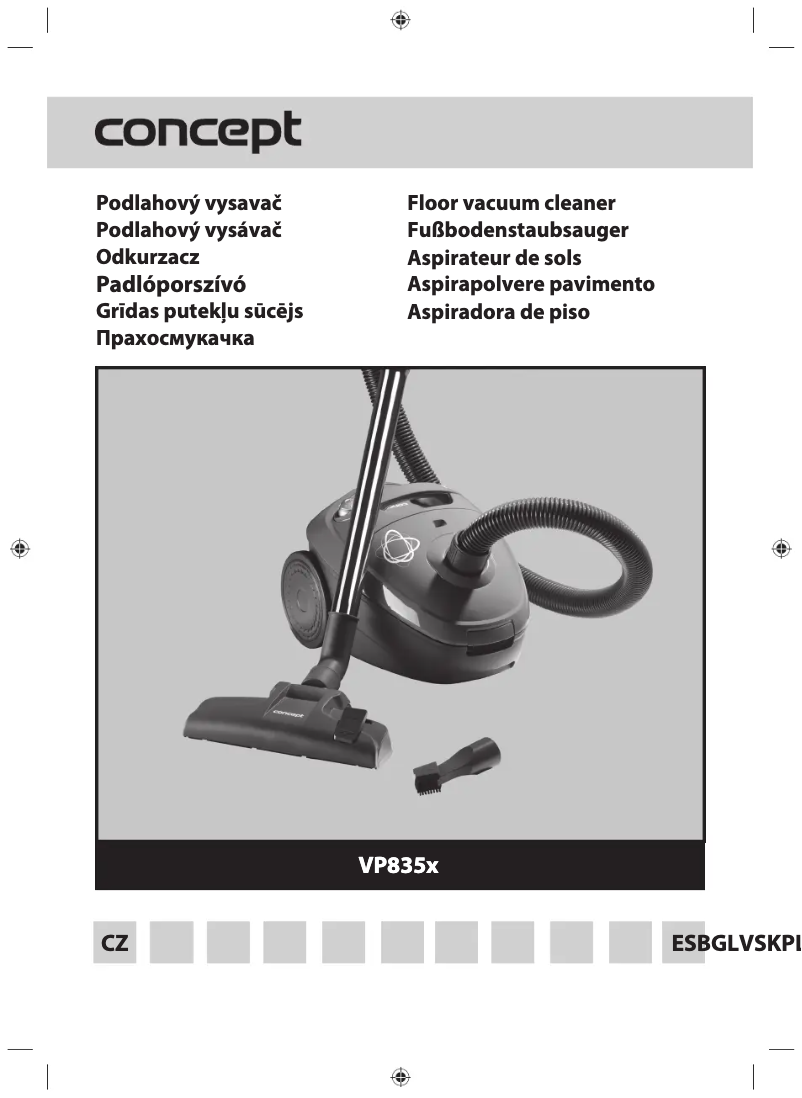 Page 1 de la notice Manuel utilisateur Concept VP8351