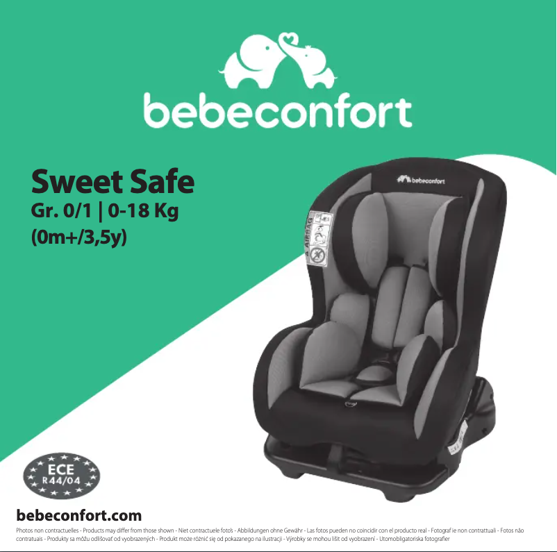 Page n°1 - Manuel utilisateur Bebe Confort Sweet Safe