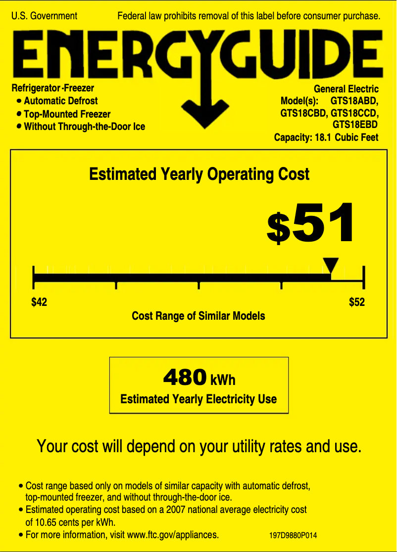 Image de la première page du manuel de l'appareil GTS18ABDWW