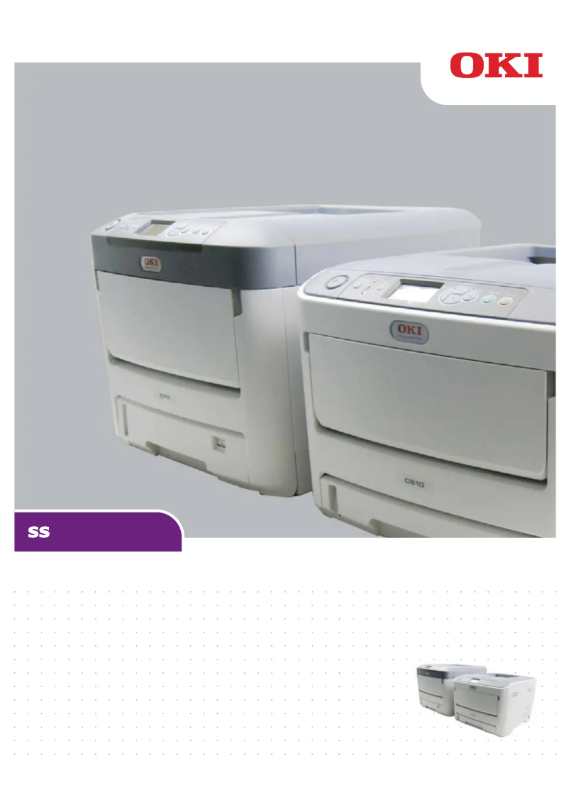 Página 1 del manual Manual de usuario OKI C712dn