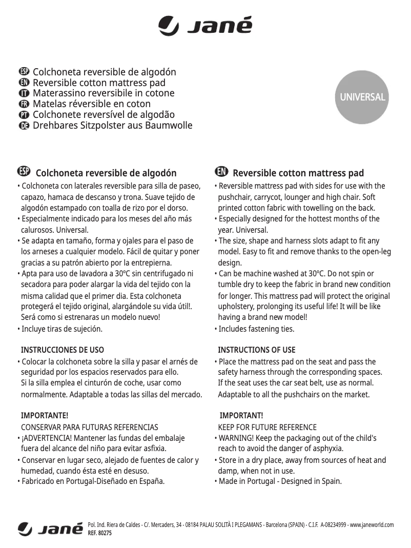 Image de la première page du manuel de l'appareil Flappy