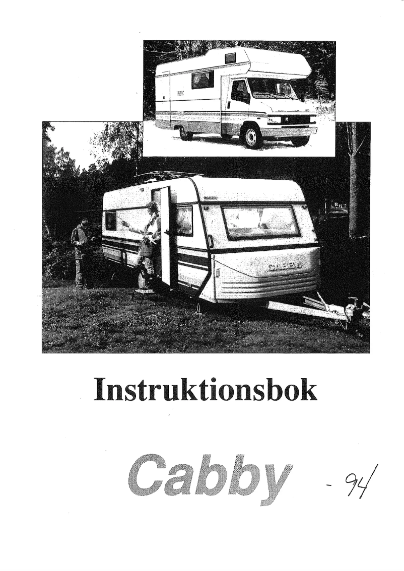 Image de la première page du manuel de l'appareil 1994
